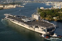 Máy bay Nga áp sát tàu sân bay Mỹ USS Ronald Reagan 