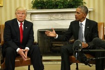 Ảnh: Tổng thống Obama gặp gỡ ông Donald Trump ở Nhà Trắng