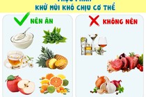Ăn gì để khử mùi cơ thể?