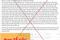 Cẩn trọng chiêu trò "đơn tố cáo" giả mạo để quảng cáo web đánh bạc