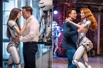 Hình ảnh tỷ phú Elon Musk ôm hôn 'vợ robot': Giật mình trí tuệ nhân tạo