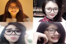 Ngắm hot girl Việt đeo kính cận xinh mê hồn