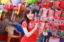 Mê đắm nụ cười tỏa nắng của hot girl nhạc viện