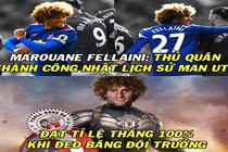 Ảnh chế bóng đá: Fellaini - đội trưởng thành công nhất MU