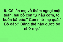 Ngọt ngào lắm khi các ông bố, bà mẹ "thả thính" nhau trước mặt con