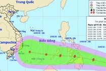 Cận Tết, bão Sanba rập rình gần biển Đông