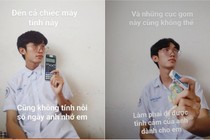 Dân mạng thán phục trước chiêu trò thả thính bằng dụng cụ học tập