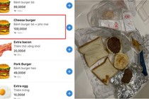 Đặt bánh burger và sandwich trên mạng, cô nàng "méo mặt" nhận về bánh mì... cắt lát