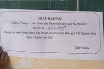 Thầy giáo đòi nợ tiền photo siêu đáng yêu gây dân mạng phấn khích