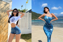 "Hot girl phòng gym" Trung Quốc khoe body chuẩn đồng hồ cát