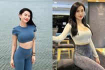 "Hot girl phòng gym" Trang Lê khoe body "đồng hồ cát" sau sinh