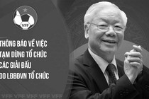 Tạm dừng tổ chức các giải đấu do VFF tổ chức