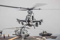 Trực thăng Mỹ AH-1Z Viper trang bị tên lửa, rocket khai hỏa, lợi hại thế nào?