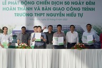 Trungnam Group phát động chiến dịch 50 ngày đêm hoàn thành và bàn giao trường THPT Nguyễn Hiếu Tự