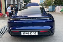 Xe điện Porsche Taycan 4S 'trúng' biển số siêu đẹp của đại gia Hải Phòng