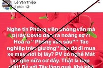 Xúc phạm nữ phóng viên mắc COVID-19, luật sư Lê Văn Thiệp bị phạt 8 triệu đồng