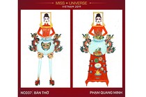 Tranh cãi quanh trang phục “Bàn thờ” thi Miss Universe