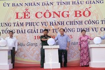 Hậu Giang ra mắt trung tâm phục vụ hành chính công