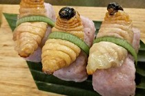 Độc lạ món sushi đuông dừa ở Malaysia