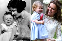 Ảnh quý: Công chúa Charlotte là “bản sao” của Nữ hoàng Elizabeth II