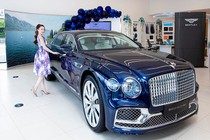 Cận cảnh Bentley Flying Spur V8 hơn 18 tỷ đồng Chi Bảo mua tặng vợ trẻ