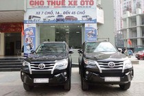 Dịch vụ thuê ôtô tự lái tăng giá mạnh cận Tết 