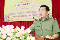 Thiếu tướng Đinh Văn Nơi công khai số điện thoại cá nhân nhận tin báo về tội phạm