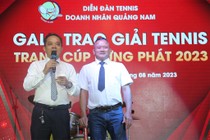 Diễn đàn Tennis Doanh nhân Quảng Nam tổ chức giải quy tụ hơn 160 tay vợt 