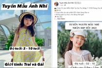 Chiêu thức lừa đảo mới, tuyển người mẫu nhí