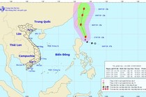 Bão Danas (bão số 3) giật cấp 11 đang hướng vào Biển Đông