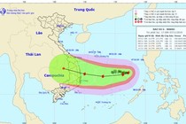 Bão số 6 giật cấp 14 quần thảo ở Biển Đông, đổi hướng liên tục