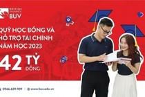 Quỹ học bổng BUV 2023 trị giá 42 tỷ đồng nhận hồ sơ ứng tuyển từ ngày 4/12