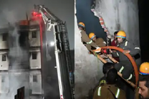 Cháy nhà 4 tầng ở Ấn Độ, gia đình 5 người tử vong thương tâm