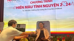 150 CBNV HDBank tham gia chương trình “Hiến máu tình nguyện 2024”