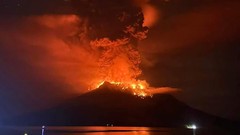 Tác động tới bầu khí quyển do núi lửa phun trào ở Indonesia