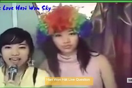 Video Hari Won hát karaoke cùng em gái siêu dễ thương 