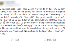 Cô vợ trẻ uất nghẹn hỏi chị em về chồng ngoại tình: Nên giữ hay buông?