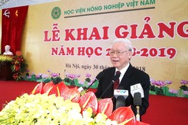 Phát biểu của Tổng Bí thư tại Lễ khai giảng Học viện Nông nghiệp