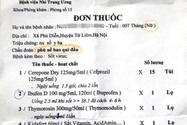 Bé gái bị BV Nhi TW chẩn đoán “phù nề bao quy đầu“