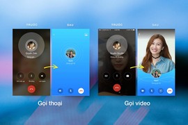 Zalo đổi diện mạo mới cho cuộc gọi thoại và video