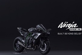 Thử ngồi trên siêu mô tô Kawasaki Ninja H2R phóng 354 km/h