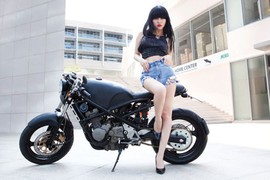 Mẫu Việt “thiêu đốt” cafe racer Suzuki Bandit 250 