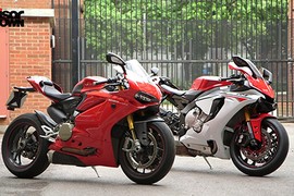 Xem Visordown so sánh Yamaha R1 và Ducati 1299 Panigale S