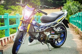 Ngắm xế nổ Honda Sonic lên đủ “đồ chơi” của biker Việt