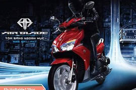 Hôm nay, Honda Việt Nam chính thức ra mắt Air Blade 2016 