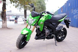 Hở dầu phuộc sau - Kawasaki Z125 Pro có thể gây tại nạn