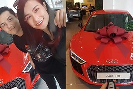 Đông Nhi "show hàng" siêu xe Audi R8 13 tỷ tại Sài Gòn