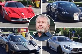 Điểm mặt siêu xe triệu đô của tỷ phú Abramovich