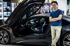 Xem siêu xe BMW i8 tiền tỷ của dân chơi Việt đổi màu