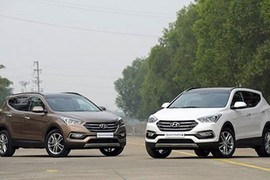 Hyundai SantaFe giảm giá cả trăm triệu đồng tại VN